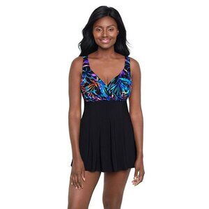 Great Lengths Palm Crossover Swimdress Size 10